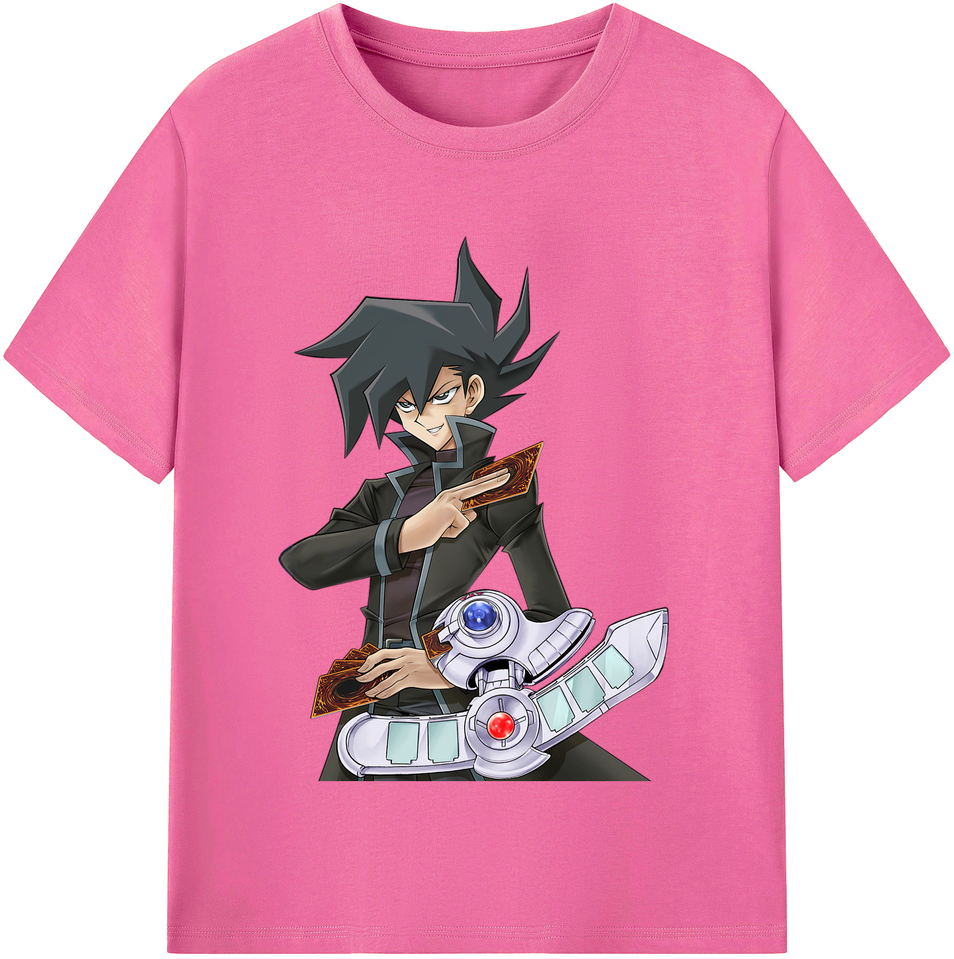 （画像用） 遊☆戯☆王 Yu-Gi-Oh! レディースカジュアルプリントTシャツ（綿100％）